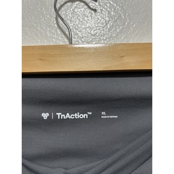TnAction TnaLife Smooth Feel Gotta Split Grey High Rise Long Flared Leggings XL - Picture 2 of 5